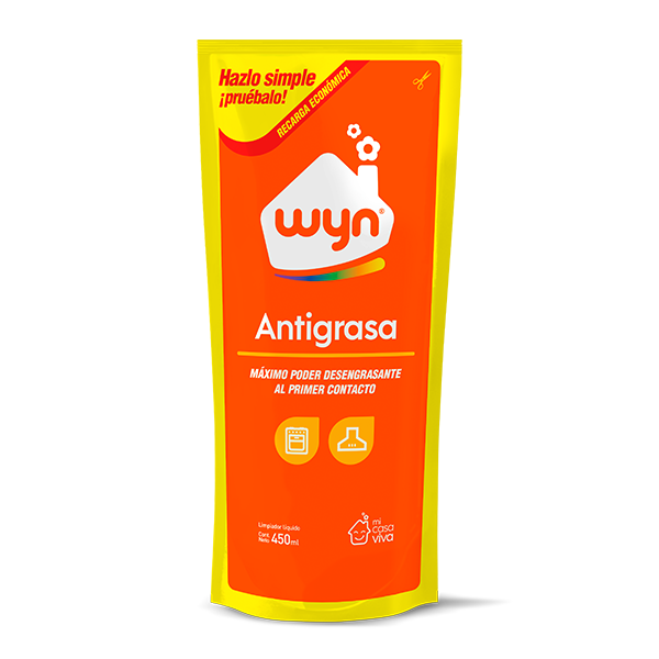 Wyn Recarga Antigrasa 450ml